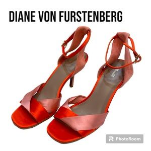 Diane von Furstenberg Fiona heels (suede /satin)